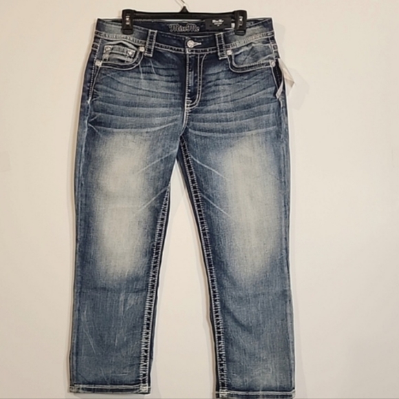 Miss Me Denim - Miss me cropped NWT